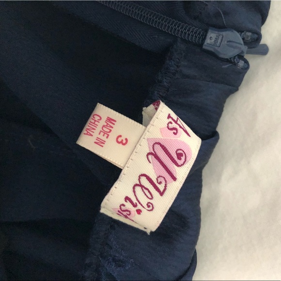 Navy blue strapless dress, As U Wish, size 3 - Picture 3 of 4